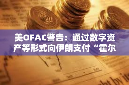 美OFAC警告：通过数字资产等形式向伊朗支付“霍尔木兹海峡通行费”存在制裁风险