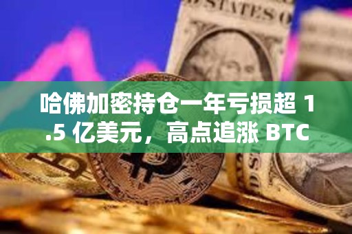 哈佛加密持仓一年亏损超 1.5 亿美元，高点追涨 BTC 后清仓 ETH