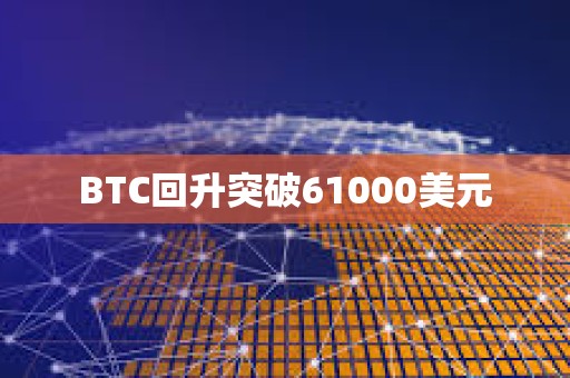BTC回升突破61000美元