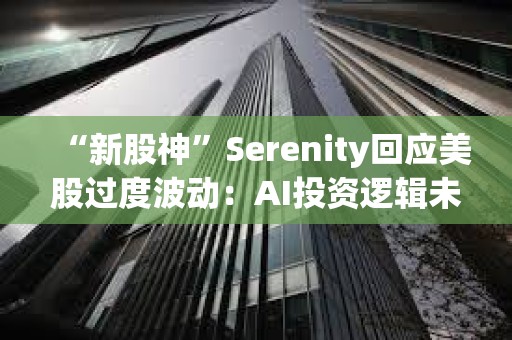 “新股神”Serenity回应美股过度波动：AI投资逻辑未变，市场调整无需恐慌