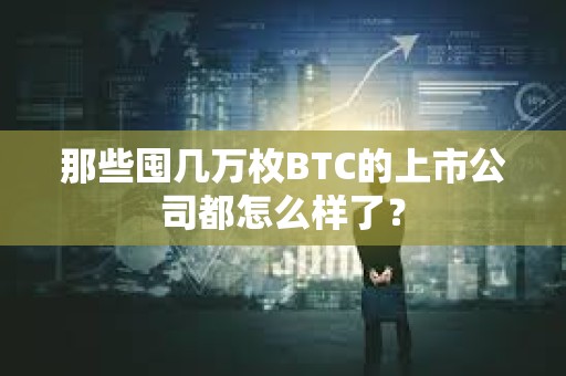 那些囤几万枚BTC的上市公司都怎么样了？