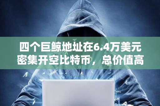 四个巨鲸地址在6.4万美元密集开空比特币，总价值高达3.4亿美元