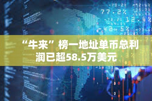“牛来”榜一地址单币总利润已超58.5万美元