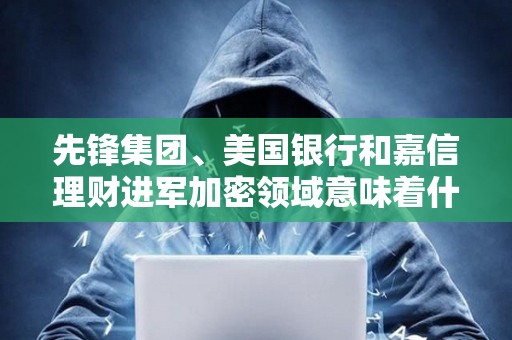 先锋集团、美国银行和嘉信理财进军加密领域意味着什么