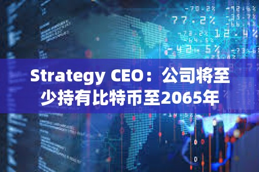 Strategy CEO：公司将至少持有比特币至2065年