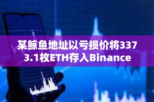 某鲸鱼地址以亏损价将3373.1枚ETH存入Binance