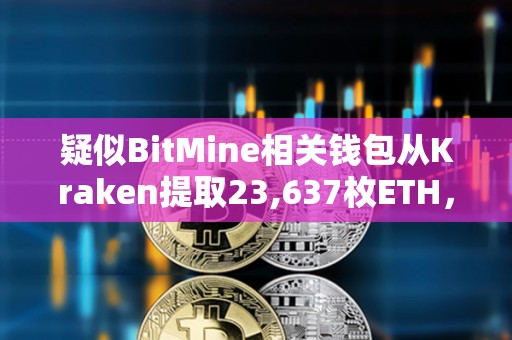 疑似BitMine相关钱包从Kraken提取23,637枚ETH，价值7,340万美元
