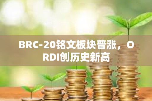 BRC-20铭文板块普涨，ORDI创历史新高