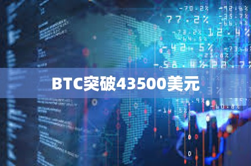 BTC突破43500美元