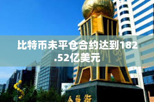 比特币未平仓合约达到182.52亿美元