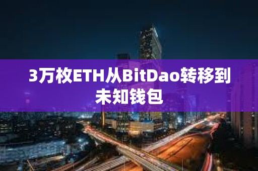 3万枚ETH从BitDao转移到未知钱包