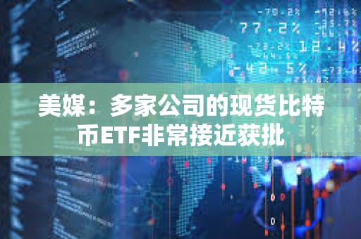 美媒：多家公司的现货比特币ETF非常接近获批