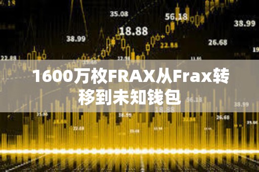 1600万枚FRAX从Frax转移到未知钱包