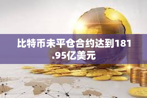 比特币未平仓合约达到181.95亿美元