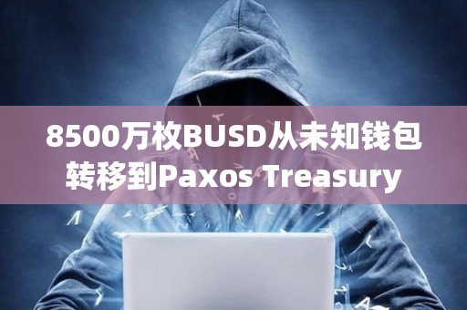 8500万枚BUSD从未知钱包转移到Paxos Treasury