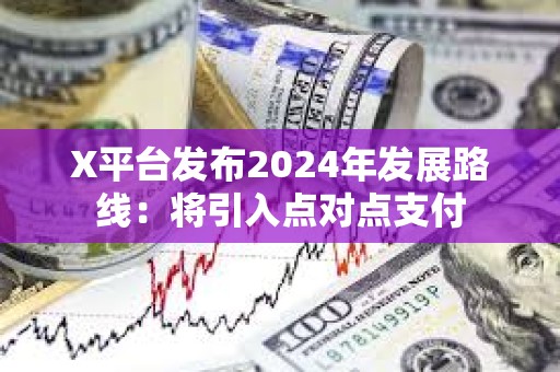X平台发布2024年发展路线：将引入点对点支付