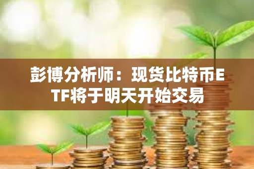 彭博分析师：现货比特币ETF将于明天开始交易
