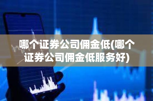 哪个证券公司佣金低(哪个证券公司佣金低服务好)