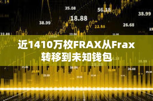 近1410万枚FRAX从Frax转移到未知钱包