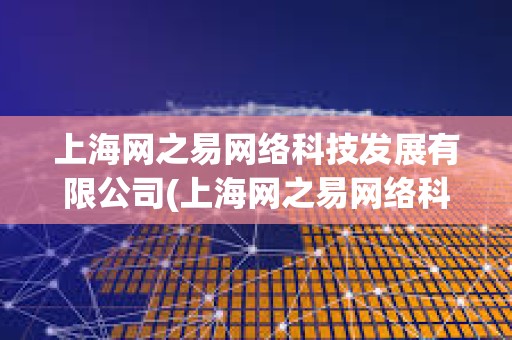 上海网之易网络科技发展有限公司(上海网之易网络科技发展有限公司客服电话)