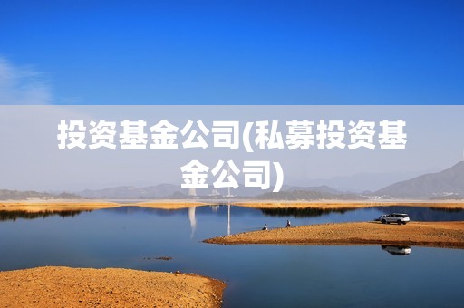 投资基金公司(私募投资基金公司)