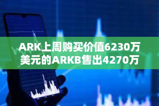 ARK上周购买价值6230万美元的ARKB售出4270万美元的BITO