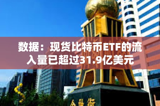 数据:现货比特币ETF的流入量已超过31.9亿美元 数据:现货比特币ETF的流入量已超过31.9亿美元