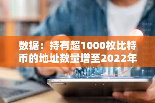 数据：持有超1000枚比特币的地址数量增至2022年12月以来最多