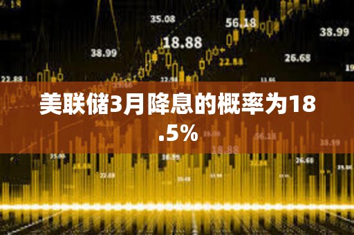 美联储3月降息的概率为18.5%