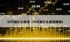 50万做什么投资（50万做什么投资赚钱）