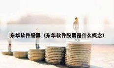 东华软件股票（东华软件股票是什么概念）